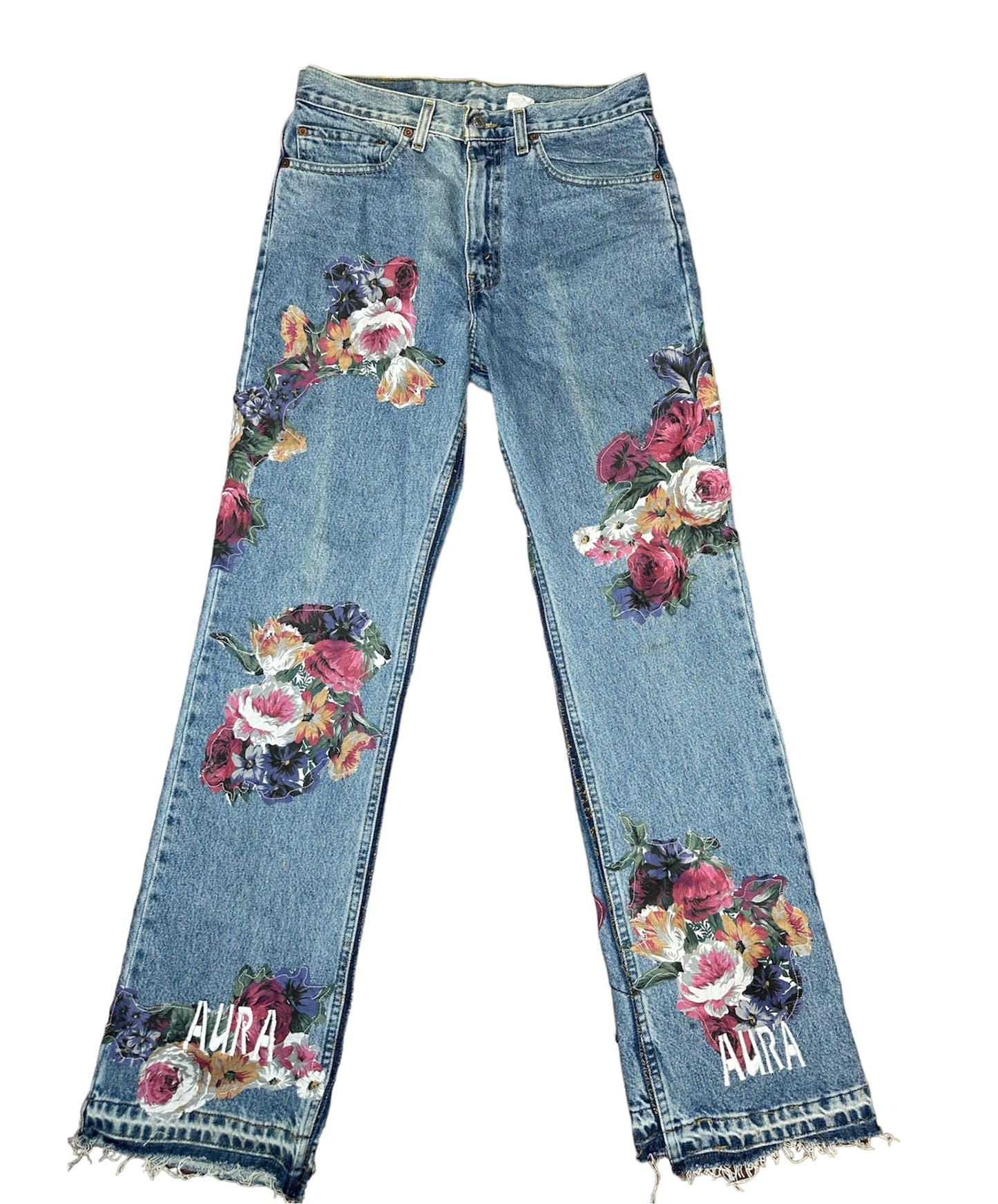 Aura Floral Denim