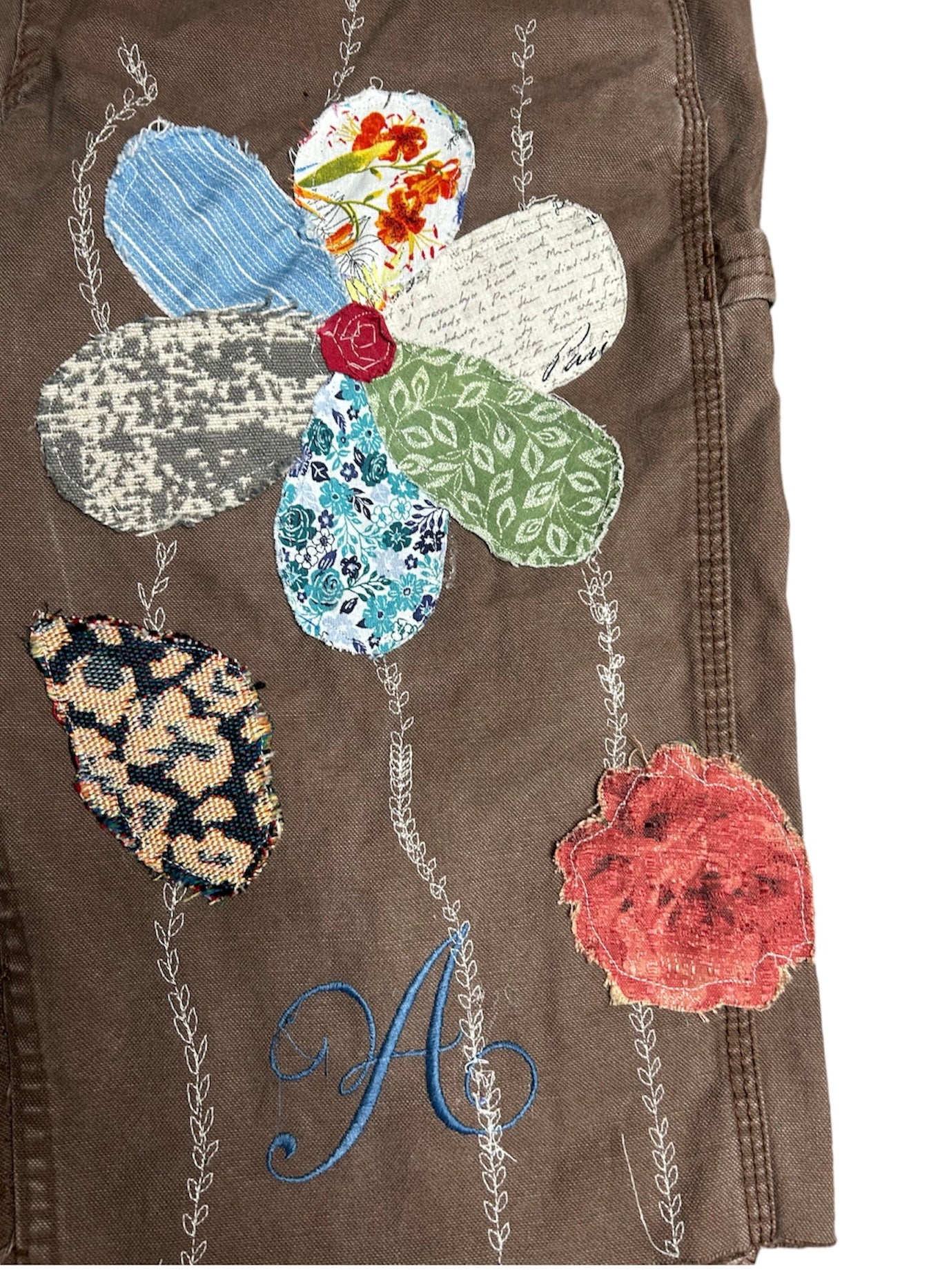 Aura Patchwork Work Shorts