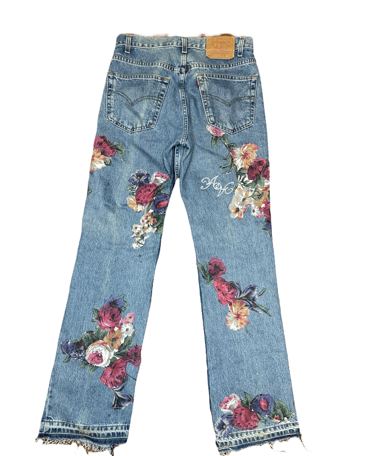 Aura Floral Denim