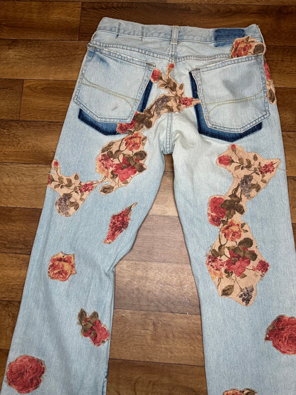 Aura Floral Denim