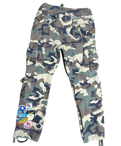 Aura Boy-Scout Camo Cargos