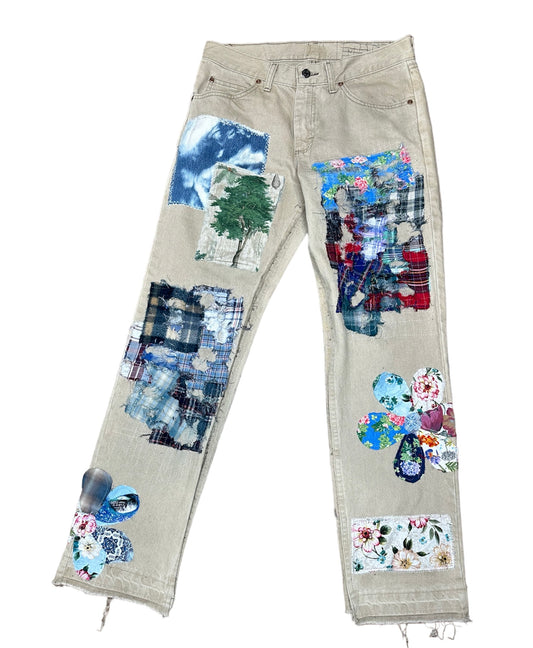 Aura Patchwork Pants