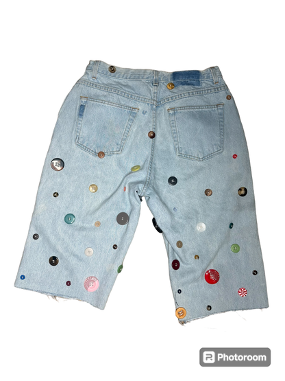 Aura Button Denim