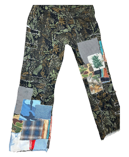 Aura Camo Patchwork Pants