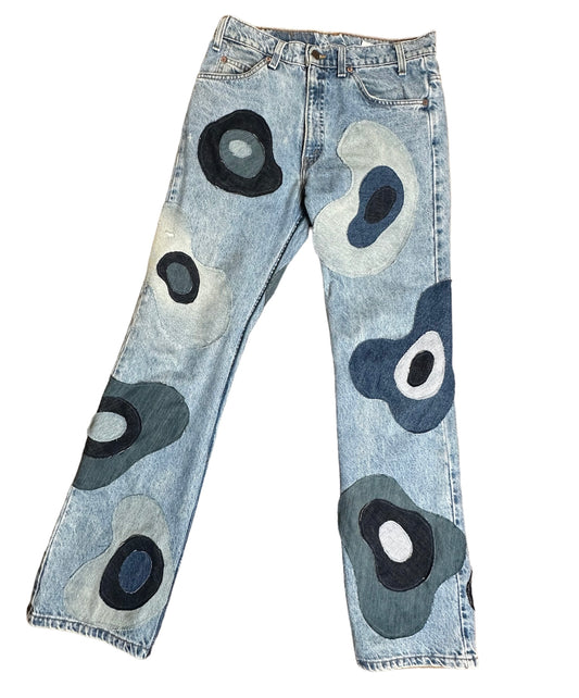 Aura Multi Layered Denim