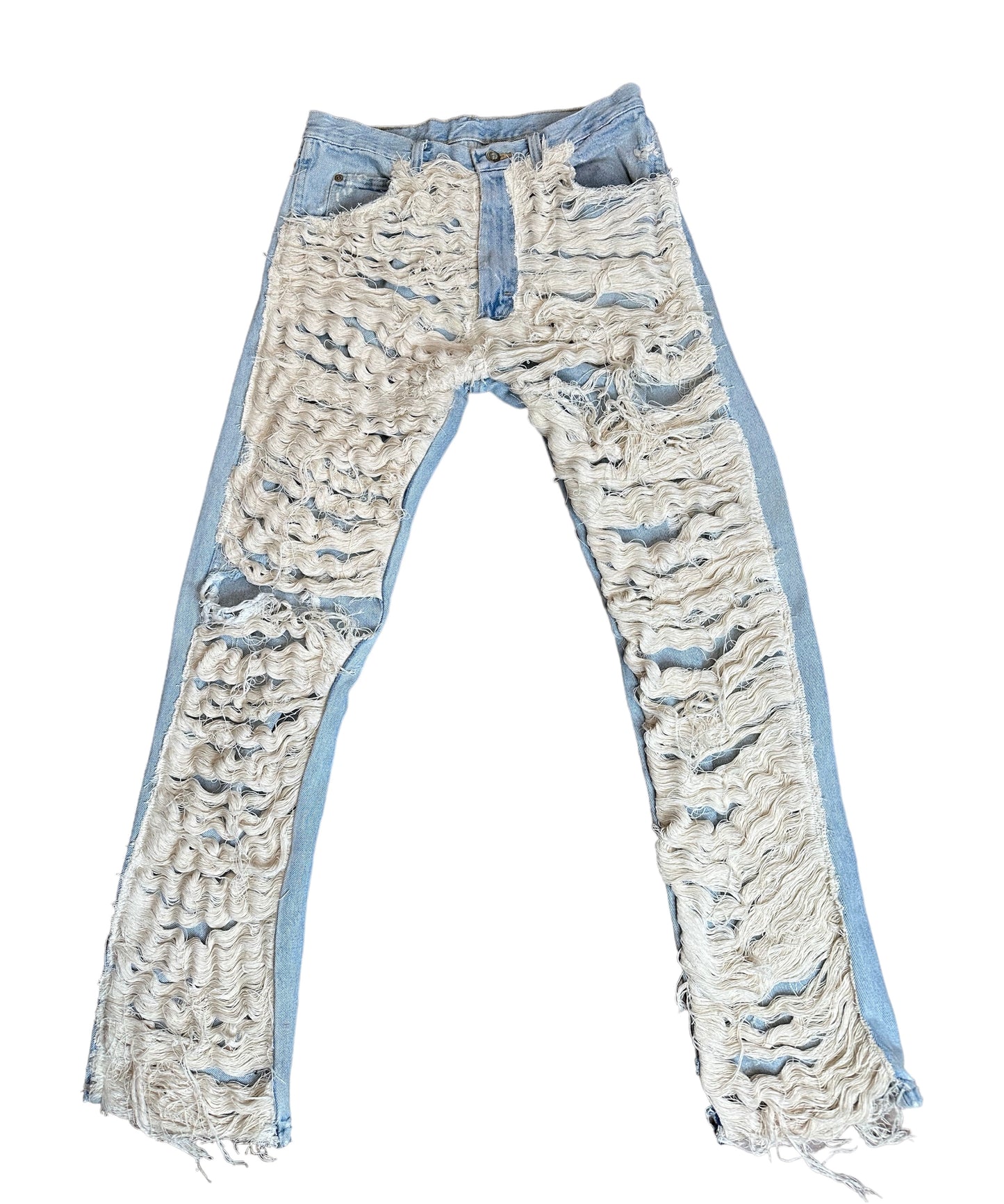 Aura Shredded Denim