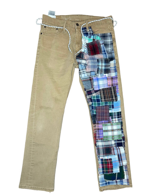 Aura Plaid Denim