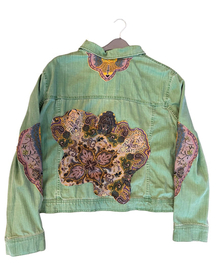 Aura Women’s Vintage Jean Paisley Jacket