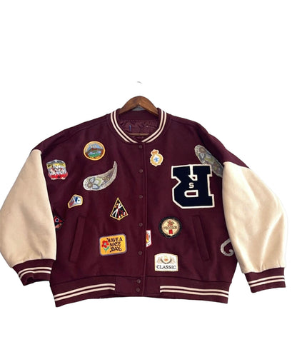 Aura Paisley Varsity Jacket