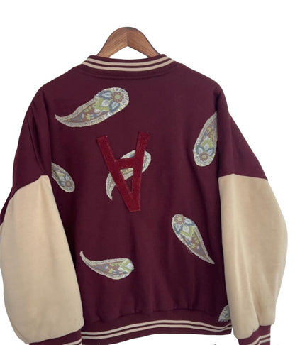 Aura Paisley Varsity Jacket