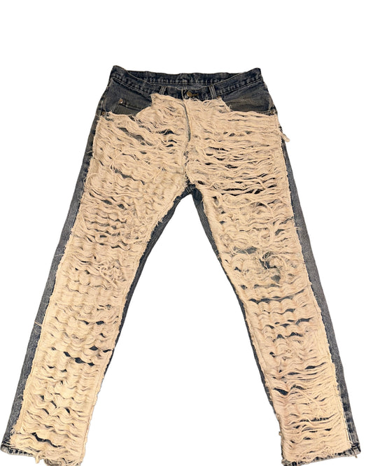 Aura Shredded Denim